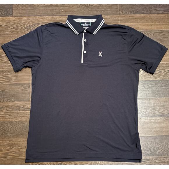Rare Find Psycho Bunny Pima Cotton Short Sleeve Polo Shirt Size 7/XL